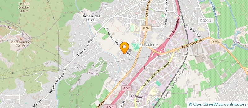 localisation de l'entreprise GASSIN  LA FARLEDE