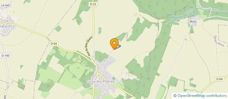 localisation de l'entreprise GASST ROBERT INGENIERIE  GRISY-LES-PLATRES