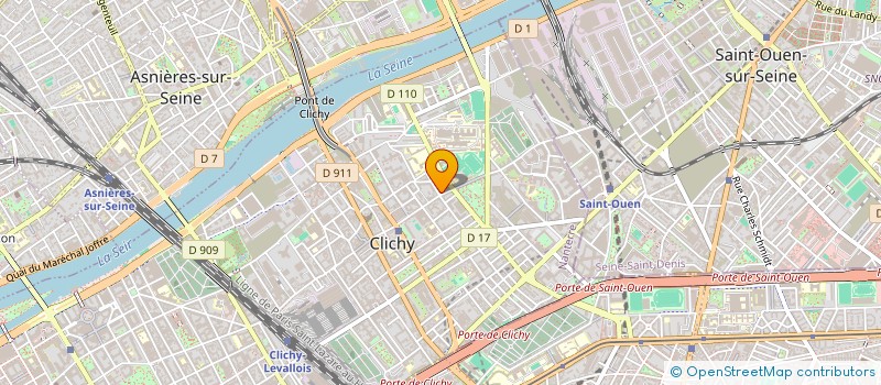 localisation de l'entreprise GASSVEGASS à CLICHY