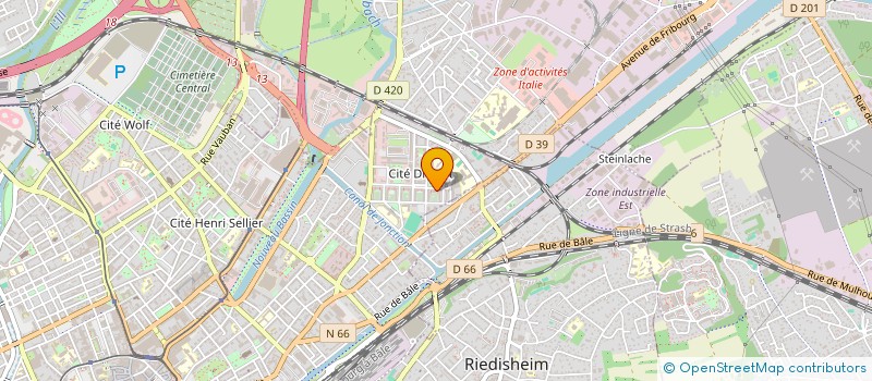 localisation de l'entreprise GASSY  MULHOUSE