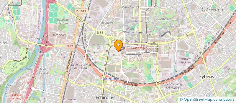 localisation de l'entreprise GAST à ECHIROLLES