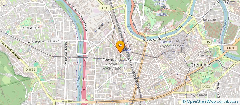 localisation de l'entreprise GAST AVOCATS  GRENOBLE