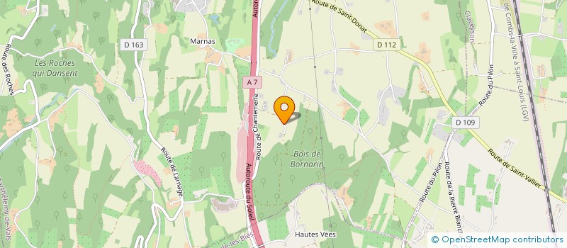 localisation de l'entreprise GAST SUD  SAINT-BARTHELEMY-DE-VALS