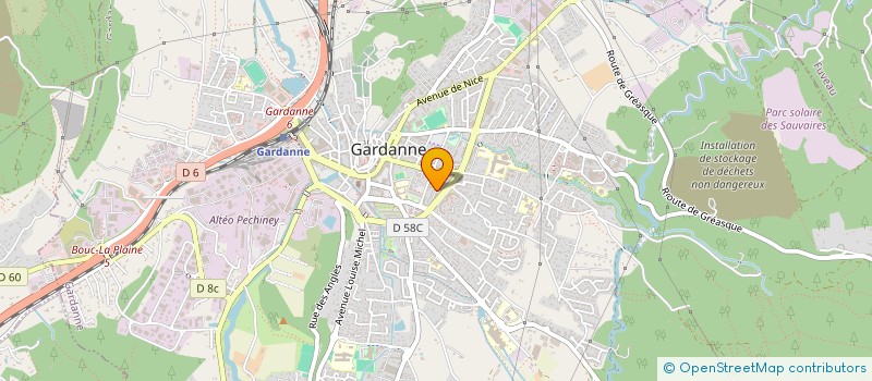 localisation de l'entreprise GASTALDI AGENCEMENT CONCEPT à GARDANNE