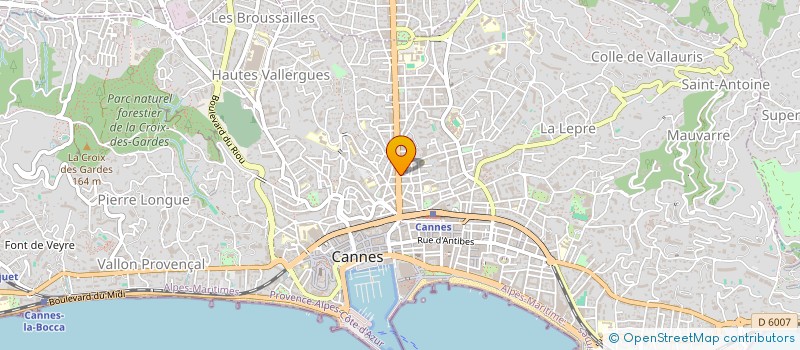 localisation de l'entreprise GASTALDI CONSULTING  LE CANNET