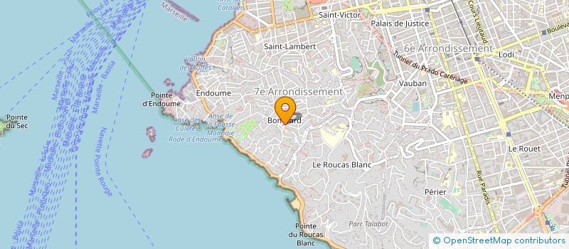 localisation de l'entreprise GASTALDI M ET ADAMIS J  MARSEILLE