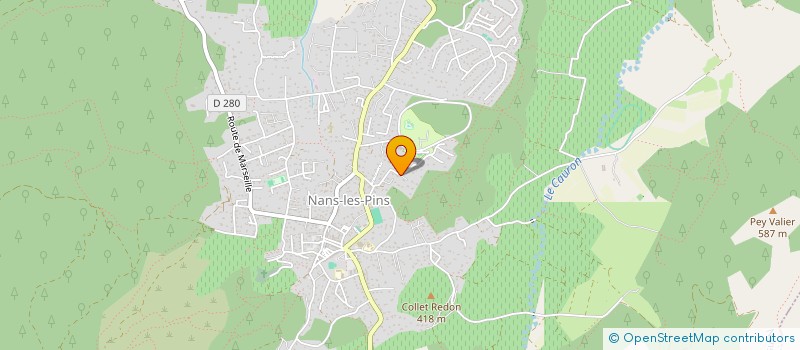 localisation de l'entreprise GASTALDO INDIVISION  NANS-LES-PINS