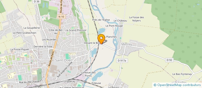 localisation de l'entreprise GASTANFLO  SAINT-OUEN