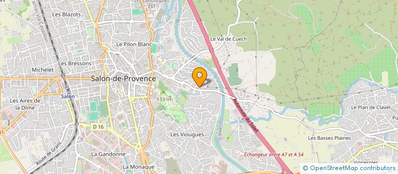 localisation de l'entreprise GASTAUD ANNETTE ET LARPIN CHRISTINE  SALON-DE-PROVENCE