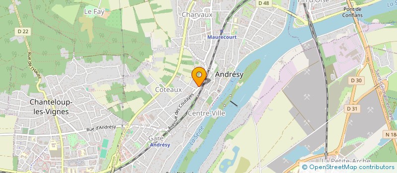 localisation de l'entreprise GASTEBOIS  ANDRESY