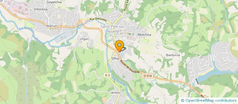 localisation de l'entreprise GASTELU à SAINT-PEE-SUR-NIVELLE