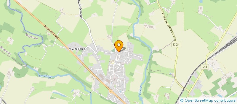 localisation de l'entreprise GASTINES ELEC à SABLE-SUR-SARTHE