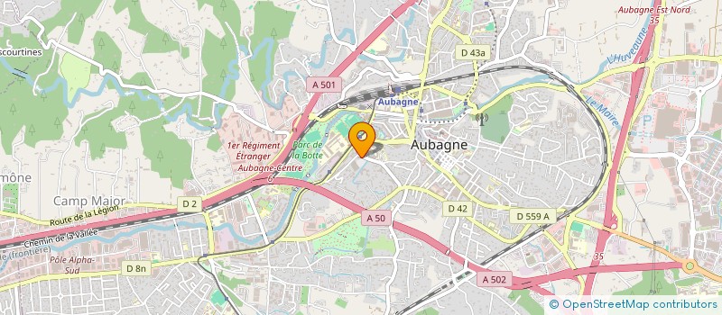 localisation de l'entreprise GASTINES MARKET  AUBAGNE