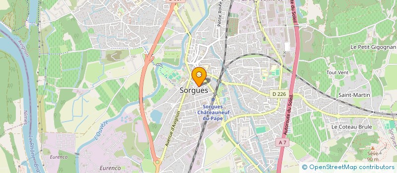 localisation de l'entreprise GASTMI  SORGUES