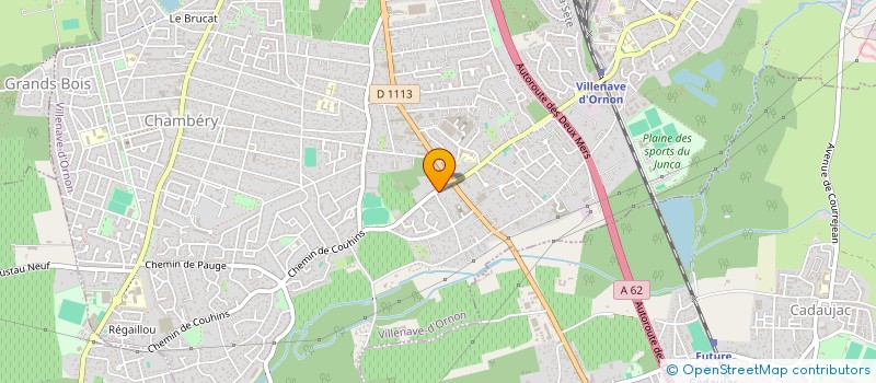 localisation de l'entreprise GASTON  VILLENAVE-D'ORNON