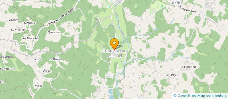 localisation de l'entreprise GASTON à PERIGUEUX