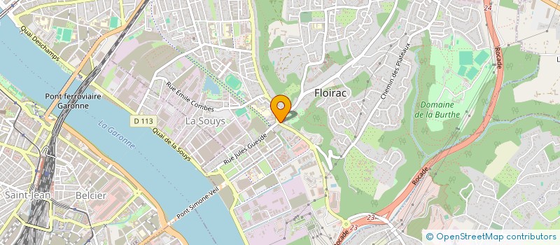 localisation de l'entreprise GASTON  FLOIRAC