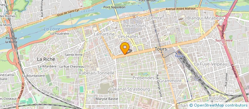 localisation de l'entreprise GASTON AND CO  TOURS