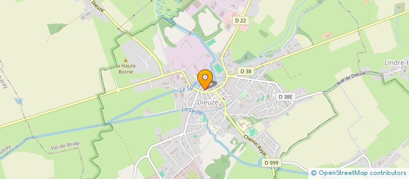 localisation de l'entreprise GASTON IMAGE SON ELECTROMENAGER  DIEUZE