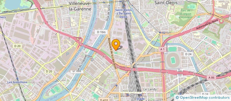 localisation de l'entreprise GASTON NET à SAINT-DENIS