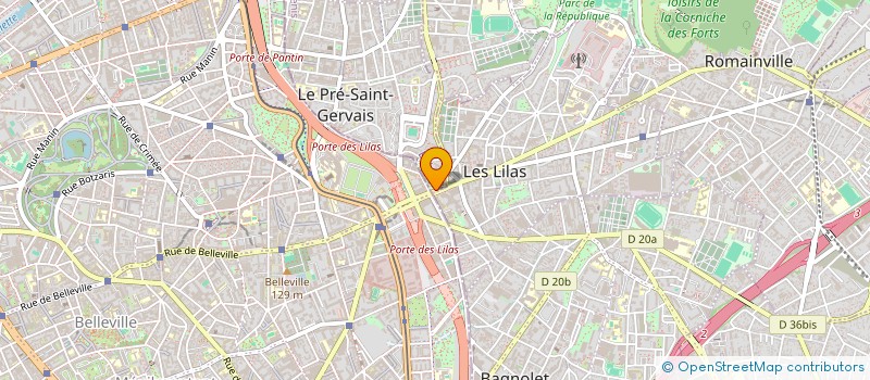 localisation de l'entreprise GASTON PERE & FILS à LE PRE-SAINT-GERVAIS