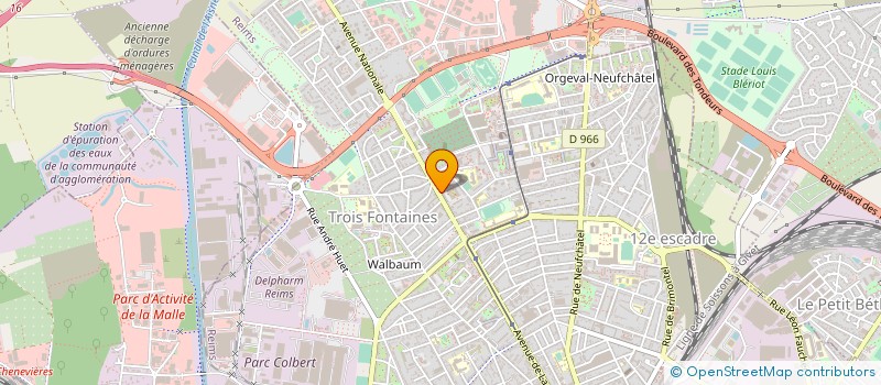 localisation de l'entreprise GASTON RACING  REIMS