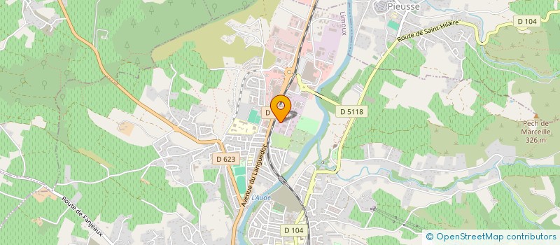 localisation de l'entreprise GASTOU CHASSE ET PECHE à LIMOUX