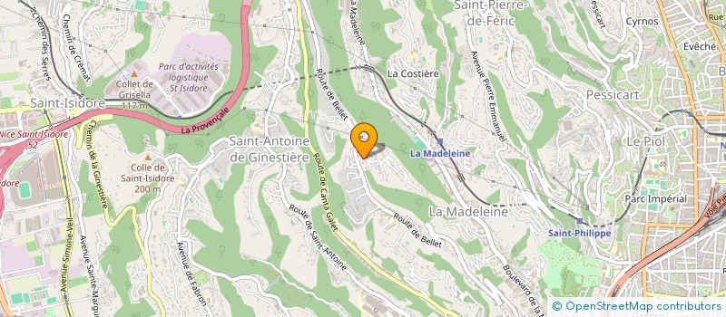 localisation de l'entreprise GASTPROD à NICE