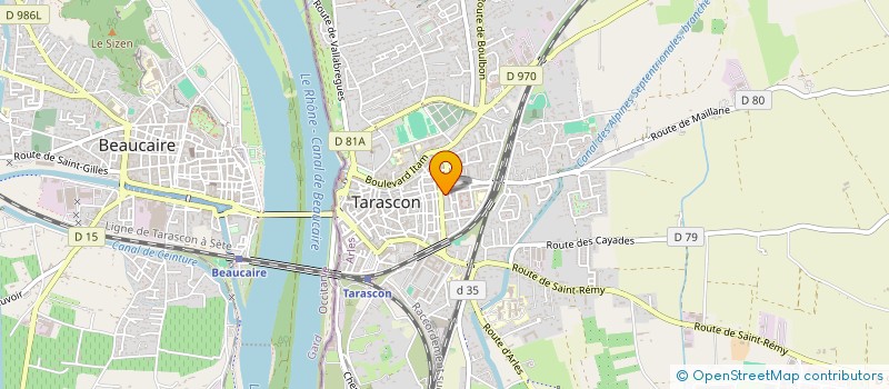 localisation de l'entreprise GASTRO DELICES  TARASCON