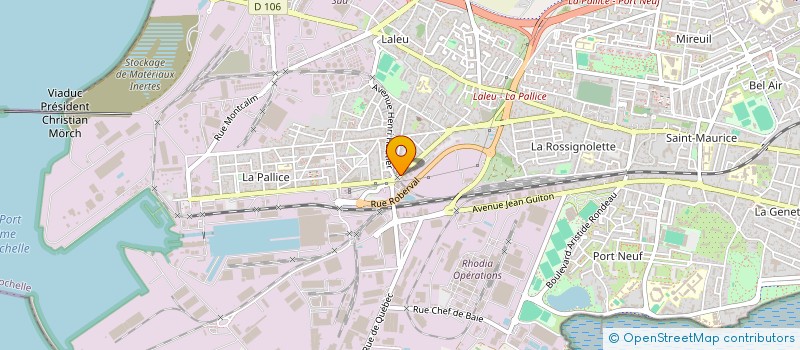 localisation de l'entreprise GASTRO ENTEROLOGUES DU BASTION à LA ROCHELLE