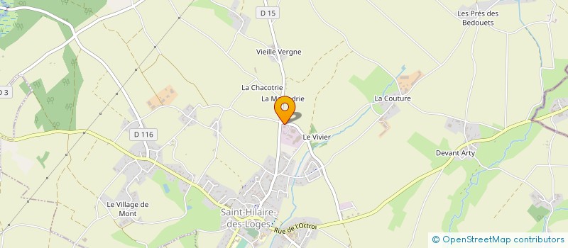 localisation de l'entreprise GASTRO-FRANCE à RIVES-D'AUTISE