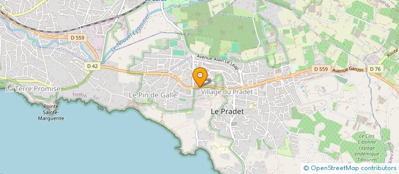 localisation de l'entreprise GASTRO LE PRADET à LE PRADET