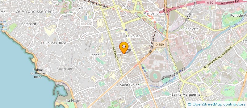 localisation de l'entreprise GASTRO-MERMOZ SOCIETE CIVILE PROFESSIONNELLE DE MEDECINS GASTRO-ENTEROLOGUES à MARSEILLE