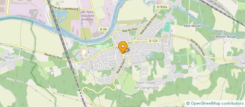 localisation de l'entreprise GASTROCONNECT  VERBERIE