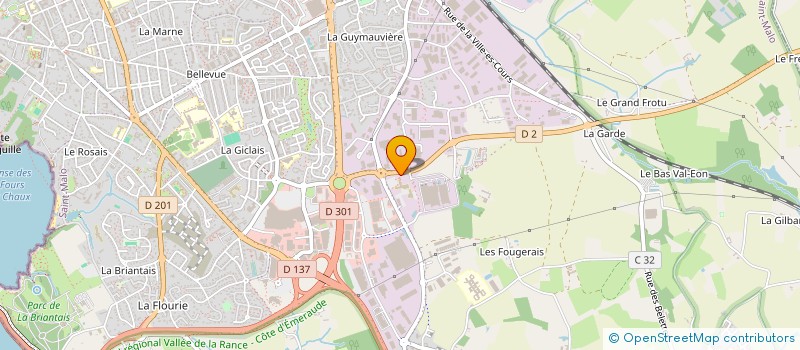 localisation de l'entreprise GASTROMALO à SAINT-MALO