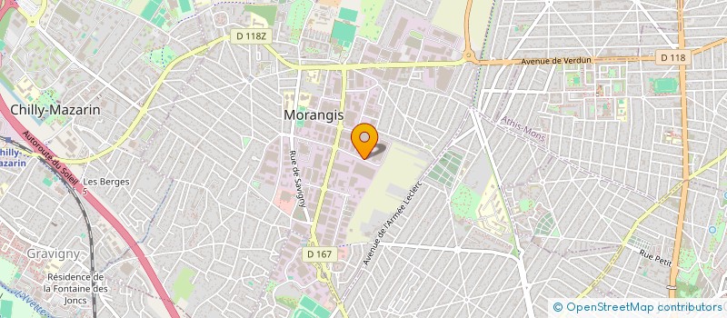 localisation de l'entreprise GASTRONOM ITALIA à MORANGIS