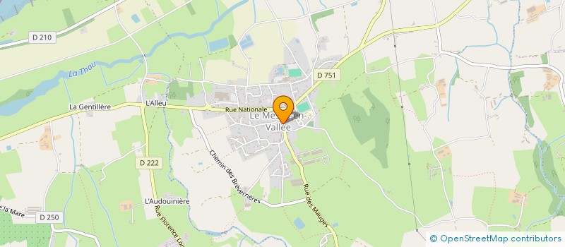 localisation de l'entreprise GASTRONOMICA  MAUGES-SUR-LOIRE