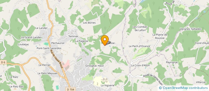 localisation de l'entreprise GASTRONOMIE EN PERIGORD à SARLAT-LA-CANEDA
