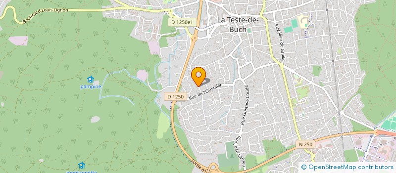 localisation de l'entreprise GASTRONOMIE & PRESTIGE BY JULIEN STOCKY à LA TESTE-DE-BUCH