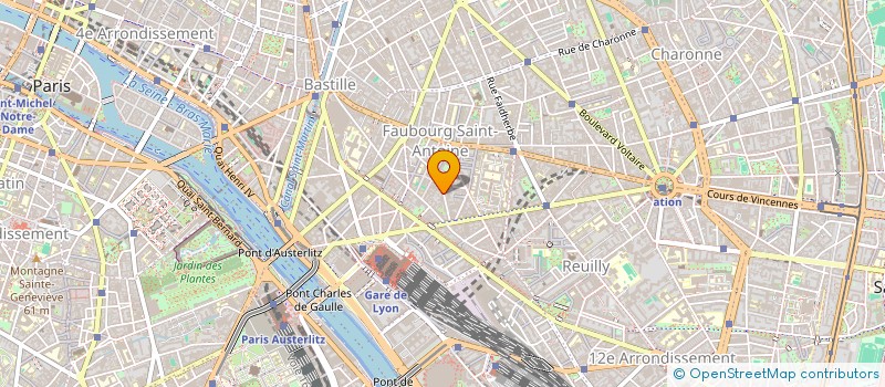 localisation de l'entreprise GASTRONOMIE SUR MESURE  PARIS