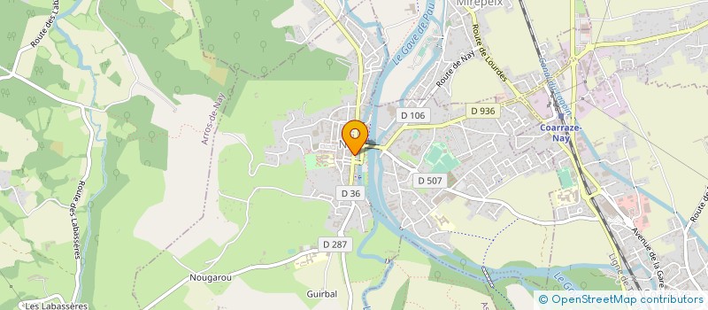 localisation de l'entreprise GASTRONOMIE -TRADITION - SERVICES  NAY