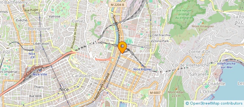 localisation de l'entreprise GASTRONOMY AVENUE  NICE