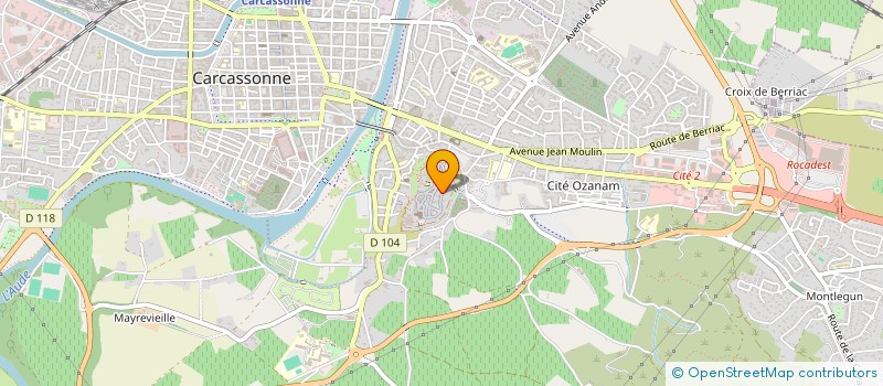 localisation de l'entreprise GASTROVINS  CARCASSONNE