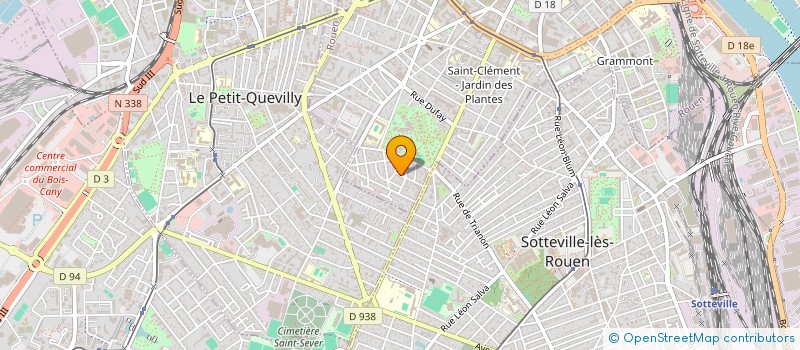 localisation de l'entreprise GASULL INVESTISSEMENTS à ROUEN