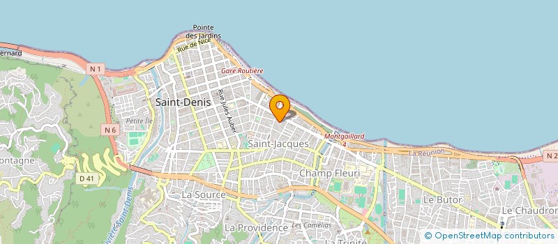 localisation de l'entreprise GASY-FOOT MIRAY 974 à SAINT-DENIS