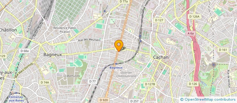 localisation de l'entreprise GASYFOOD à CACHAN
