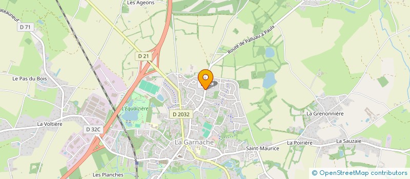 localisation de l'entreprise GASYL  LA GARNACHE