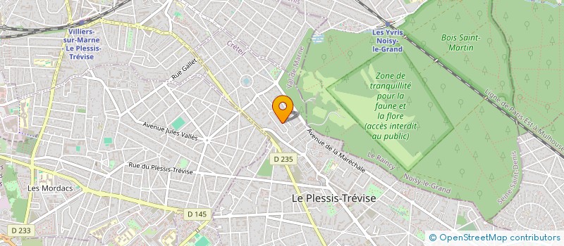 localisation de l'entreprise GAT IMMO  LE PLESSIS-TREVISE