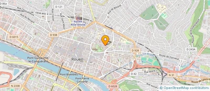 localisation de l'entreprise GAT IMMO à ROUEN