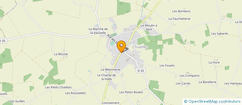 localisation de l'entreprise GAT'IN PAIN  CHUELLES